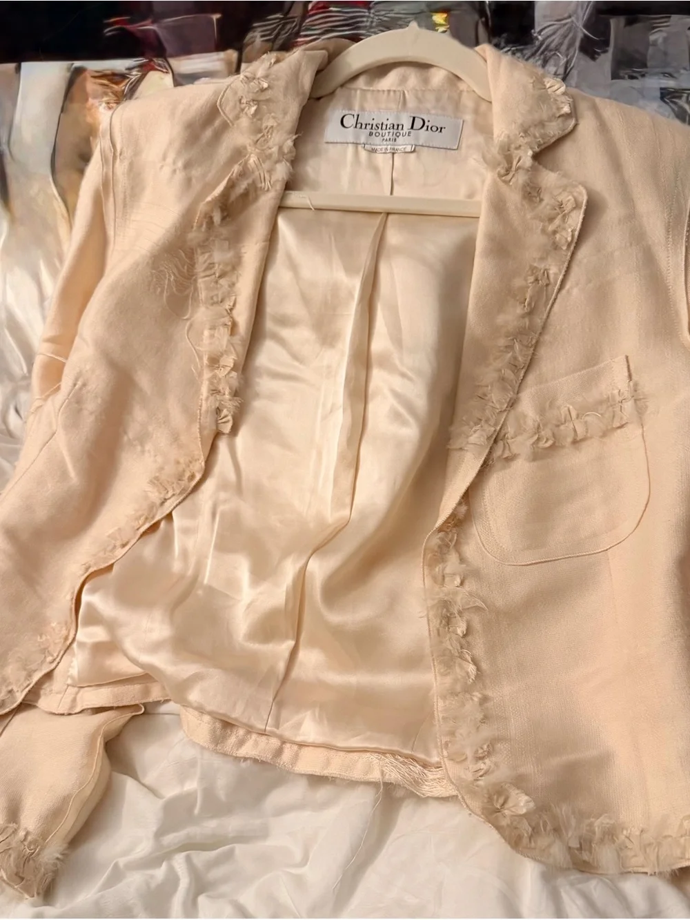 Vintage Dior silk blazer